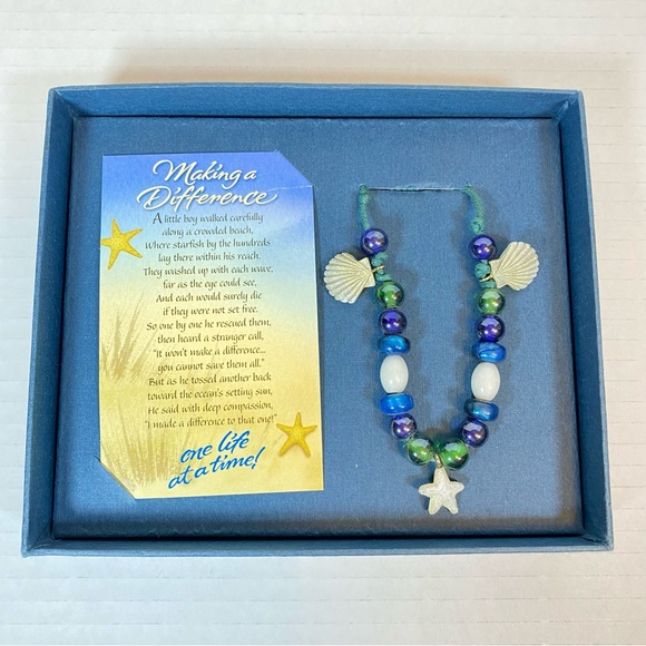 Jewelry - Making A Difference Beach Theme Adjustable Bracelet